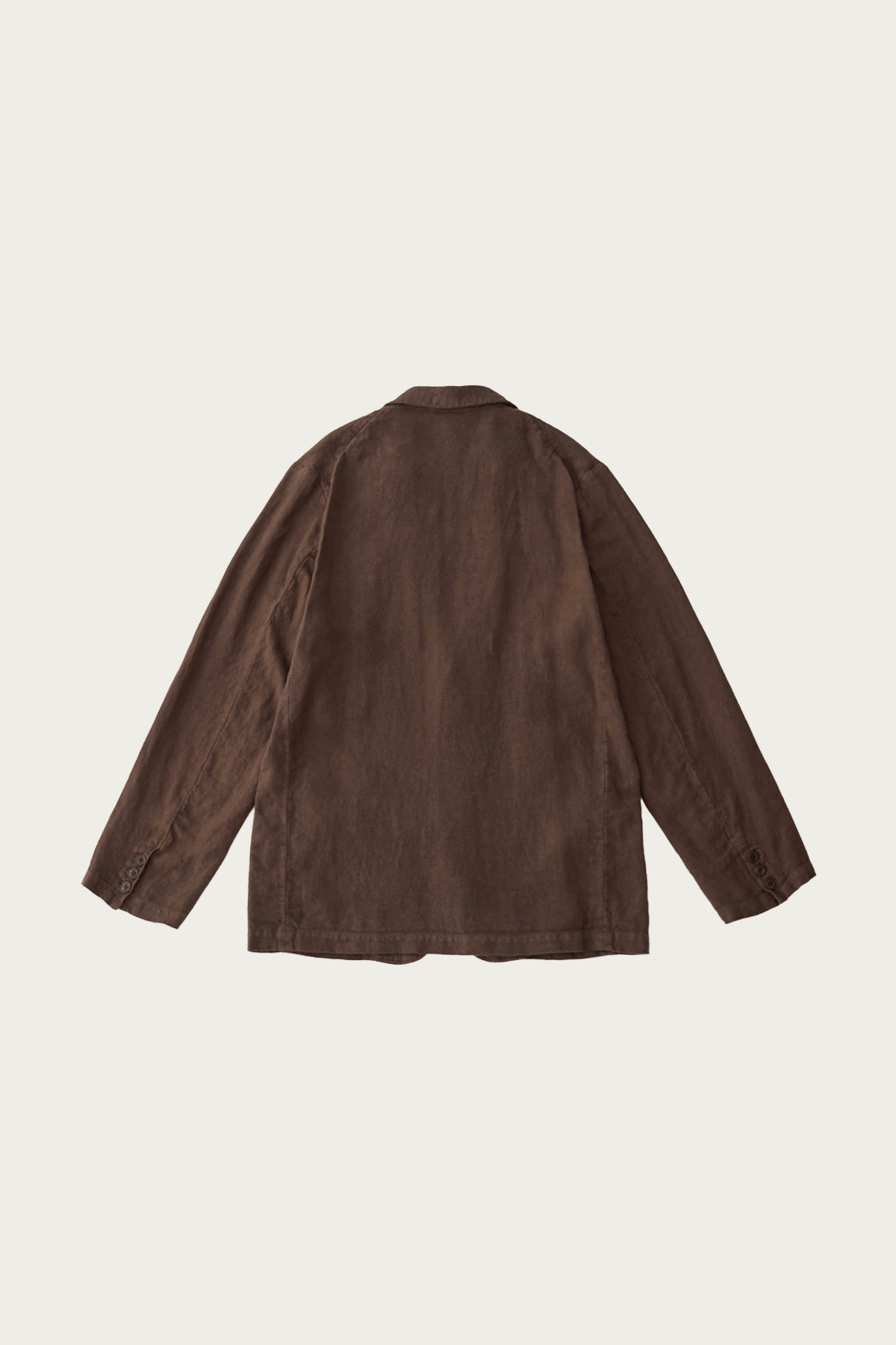 CONFECT - Brushed Linen Jacket - Brown - Canoe Club