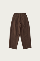 CONFECT - Brushed Linen Trousers - Brown - Canoe Club