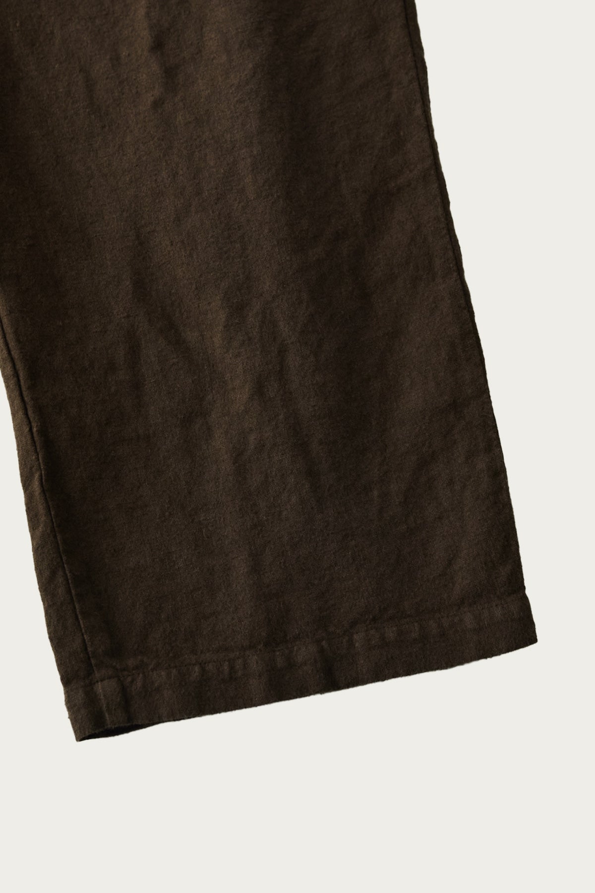 CONFECT - Linen Trousers - Dark Khaki - Canoe Club