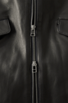 CONFECT - Lamb Leather Zip Blouson - Black - Canoe Club
