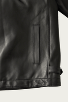 CONFECT - Lamb Leather Zip Blouson - Black - Canoe Club