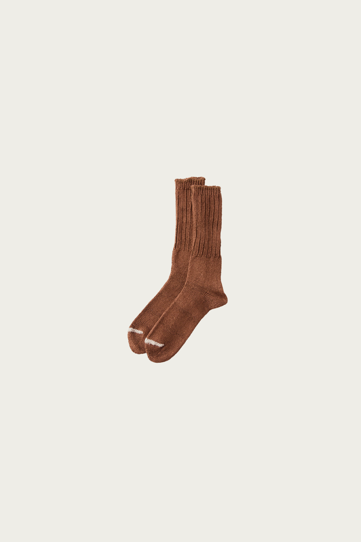 CONFECT - Linen Low Gauge Socks - Brown - Canoe Club
