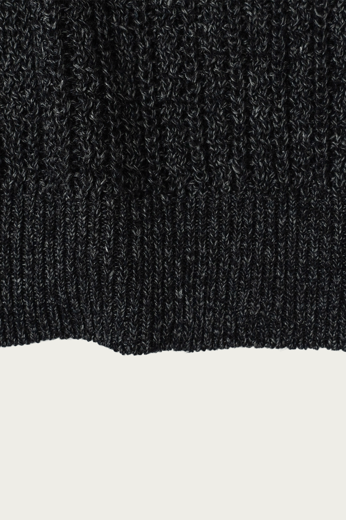 CONFECT - Linen Wool Keyhole Neck Jumper - Ink Black - Canoe Club