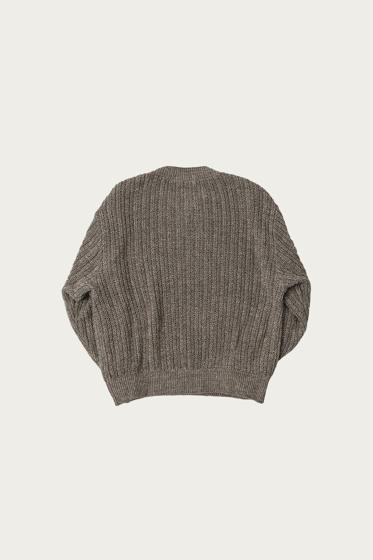 CONFECT - Linen Wool Keyhole Neck Jumper - Oatmeal - Canoe Club