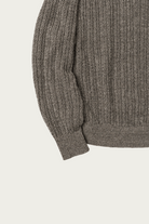 CONFECT - Linen Wool Keyhole Neck Jumper - Oatmeal - Canoe Club