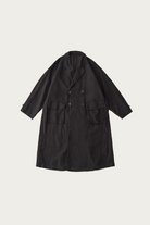 CONFECT - Safilin Linen Over Coat - Black - Canoe Club