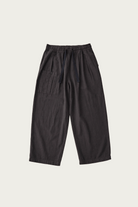 CONFECT - Silk Linen Cotton Nep Easy Work Trouser - Brown - Canoe Club