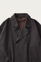 CONFECT - Silk Linen Cotton Nep Shirt Jacket - Brown - Canoe Club
