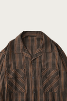 CONFECT - Silk Linen Nep Check Open Collar Shirt - Check - Canoe Club