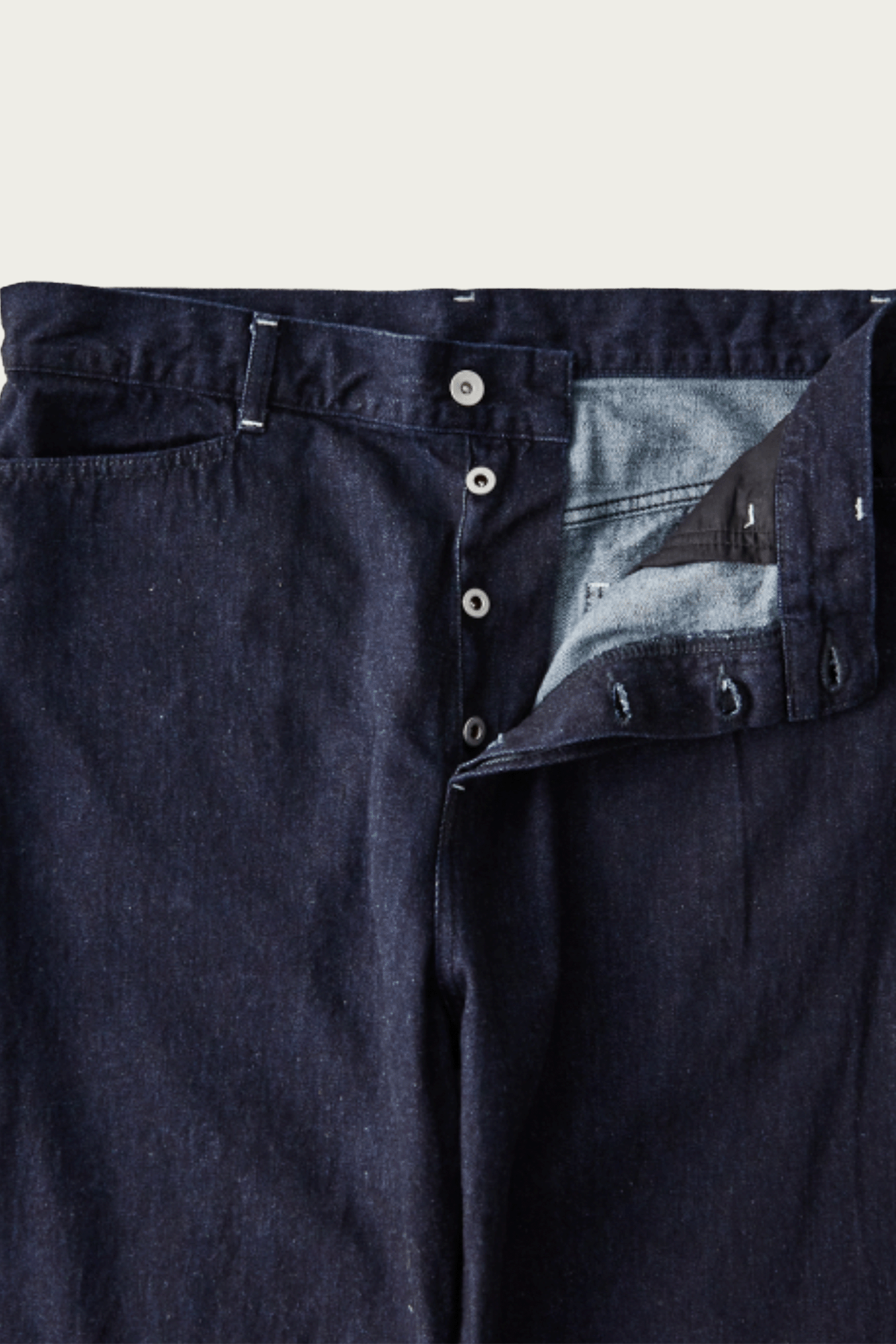 CONFECT - Upcyclino Skewed Denim Pants - Indigo Blue - Canoe Club