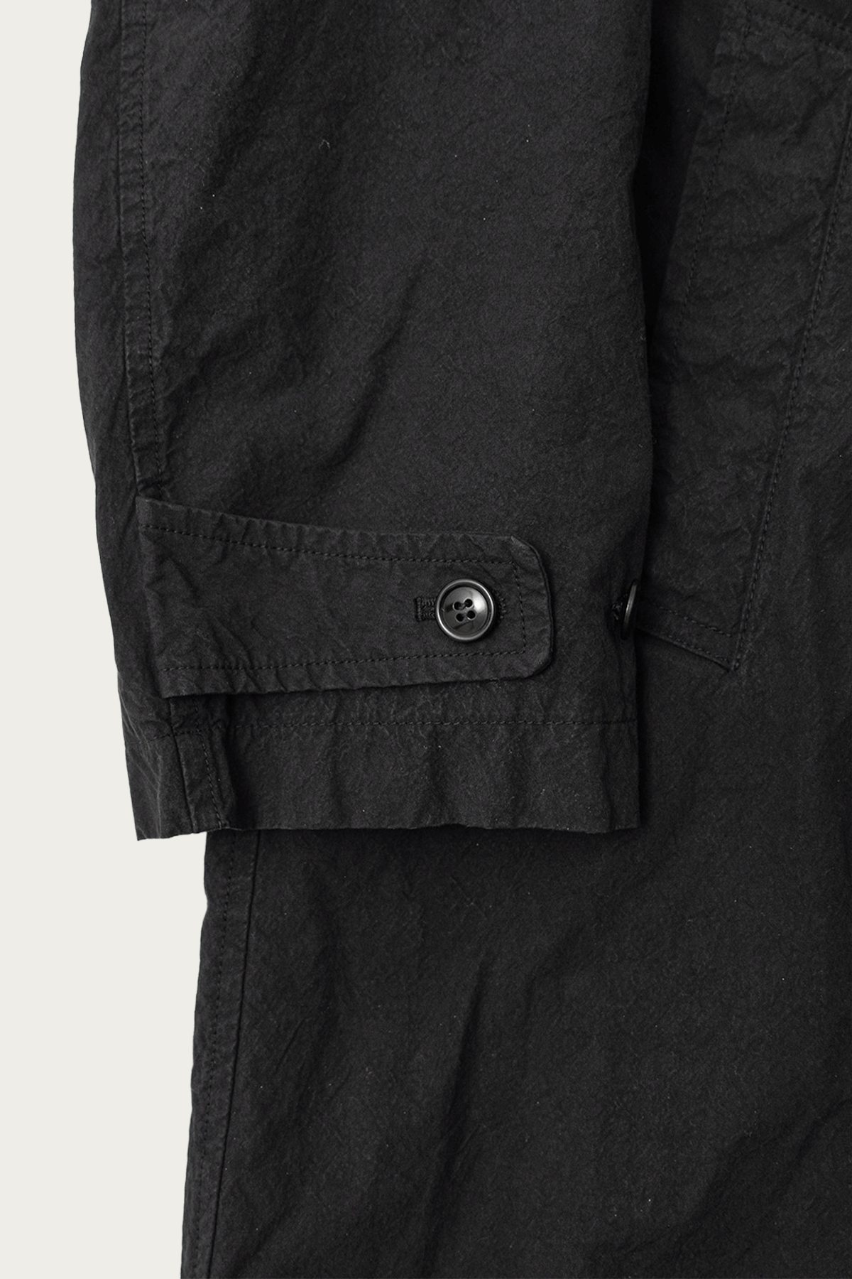 CONFECT - Supima Cotton Oxford Topcoat - Black - Canoe Club
