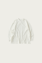 CONFECT - Upcyclino Basic Jersey Long Sleeve Big T-Shirt - Off White - Canoe Club