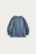 CONFECT - Upcyclino Basic Jersey Long Sleeve Big T-Shirt - Sax - Canoe Club