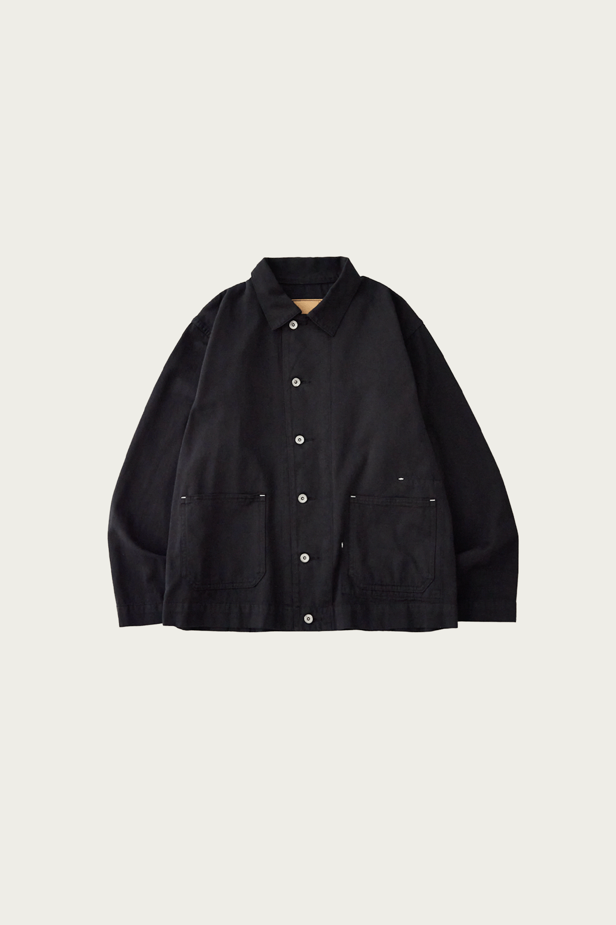 CONFECT - Upcyclino Skewed Chino Back Tuck Jacket - Dark Navy - Canoe Club