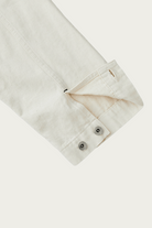CONFECT - Upcyclino Skewed Chino Back Tuck Jacket - Kinari - Canoe Club
