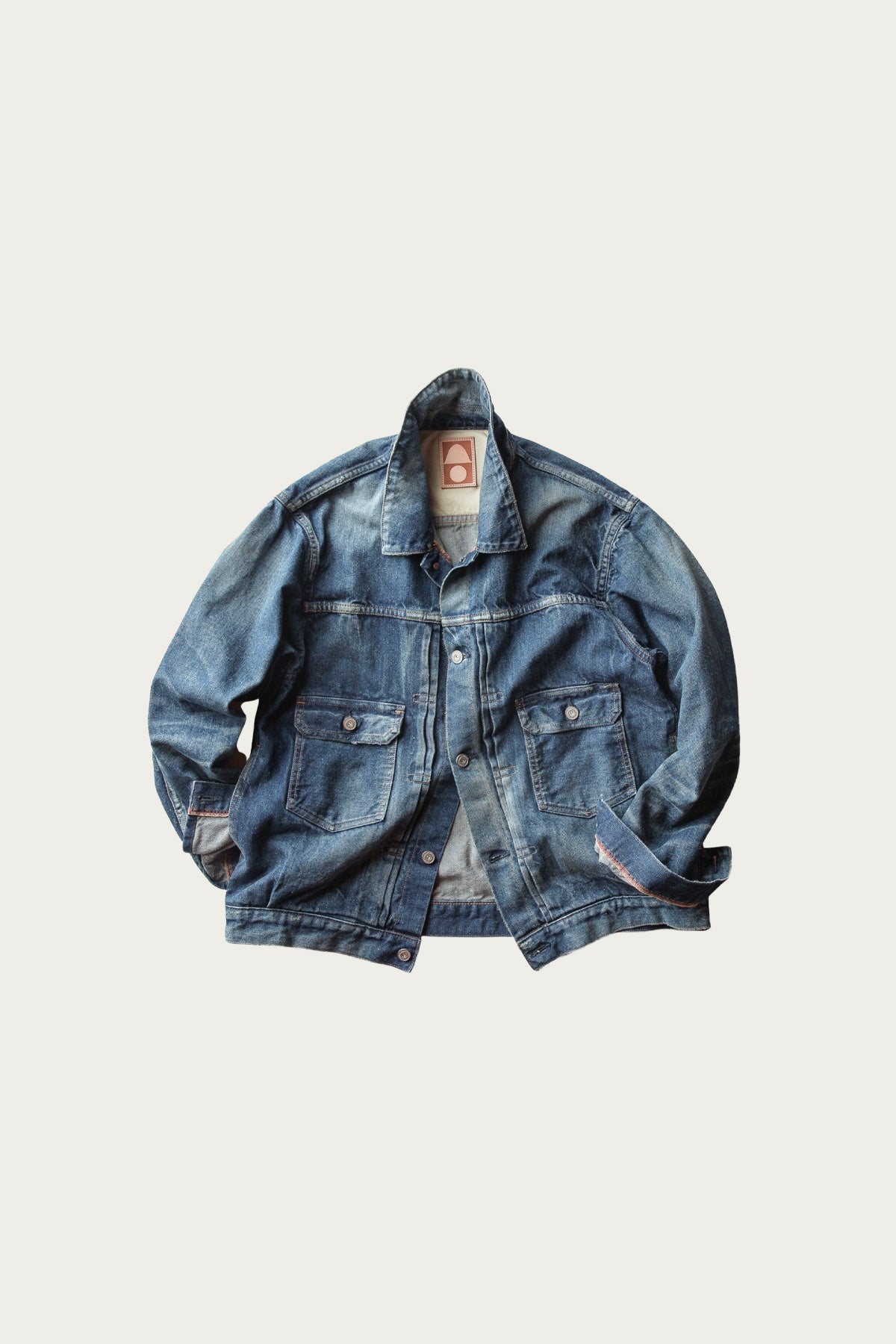 Cottle - C.T.L. Neo Type 2nd Denim Jacket - Bengara (Indian Red) - Dark Indigo - Canoe Club