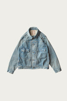 Cottle - C.T.L. Neo Type 2nd Denim Jacket - Bengara (Indian Red) - Light Indigo - Canoe Club