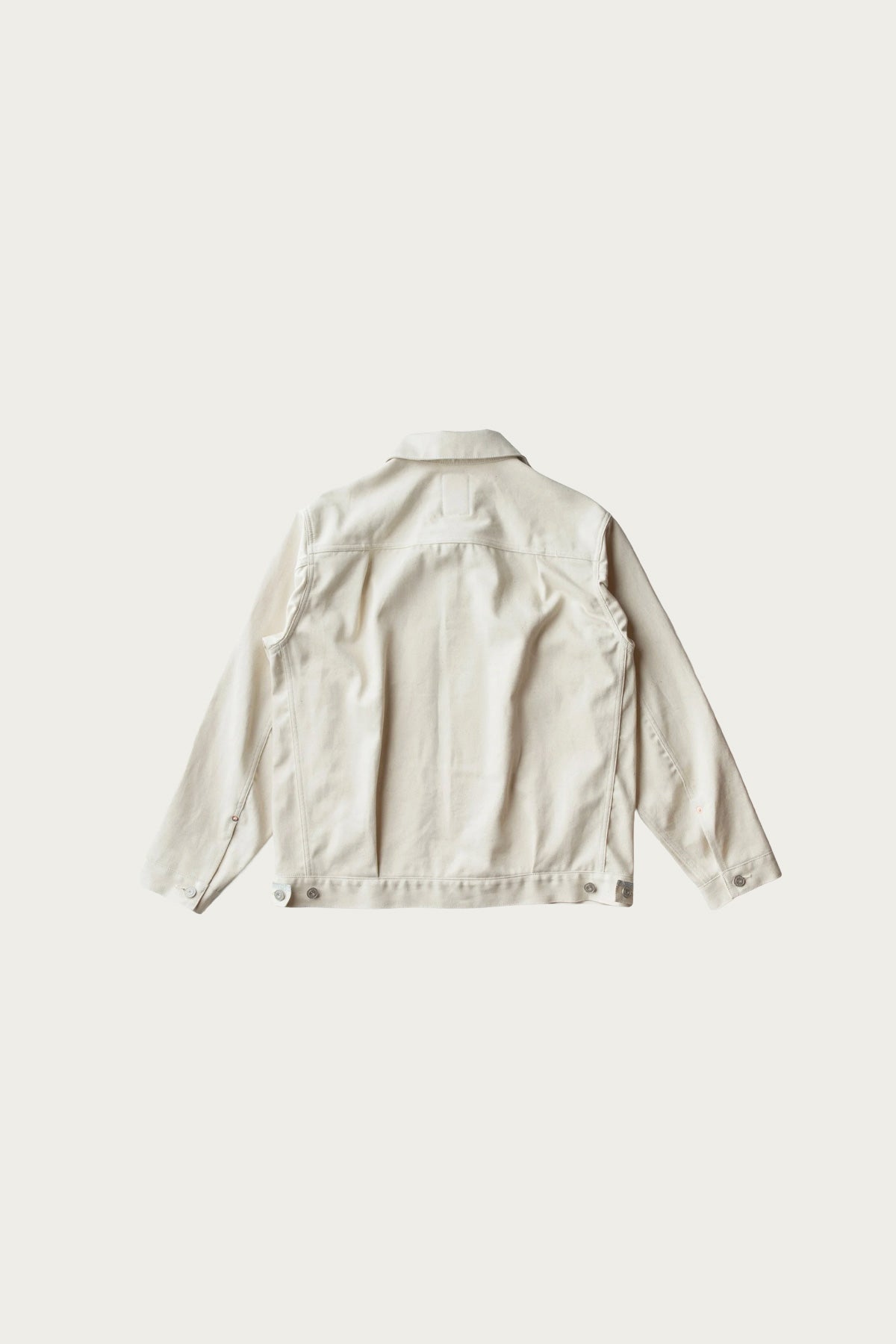 Cottle - C.T.L. Neo Type 2nd Denim Jacket Asagi Indigo - Washed Ecru - Canoe Club