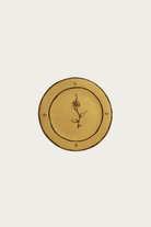 Danny D's Mud Shop - Brown Flower - Medium Dinner Plate - Canoe Club
