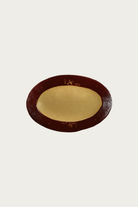 Danny D's Mud Shop - Garnet Horses in the Distance - Large Oval Serving - Canoe Club