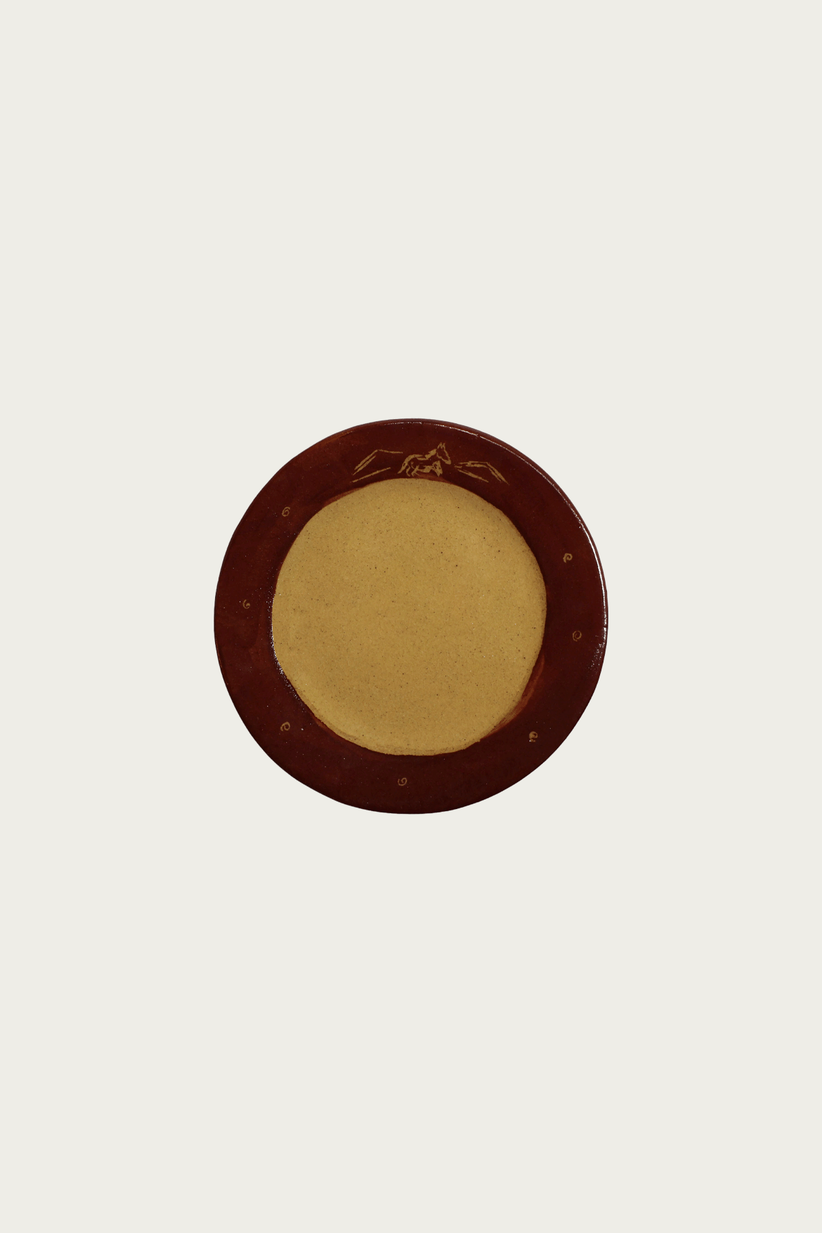 Danny D's Mud Shop - Garnet Runner - Medium Dinner Plate - Canoe Club