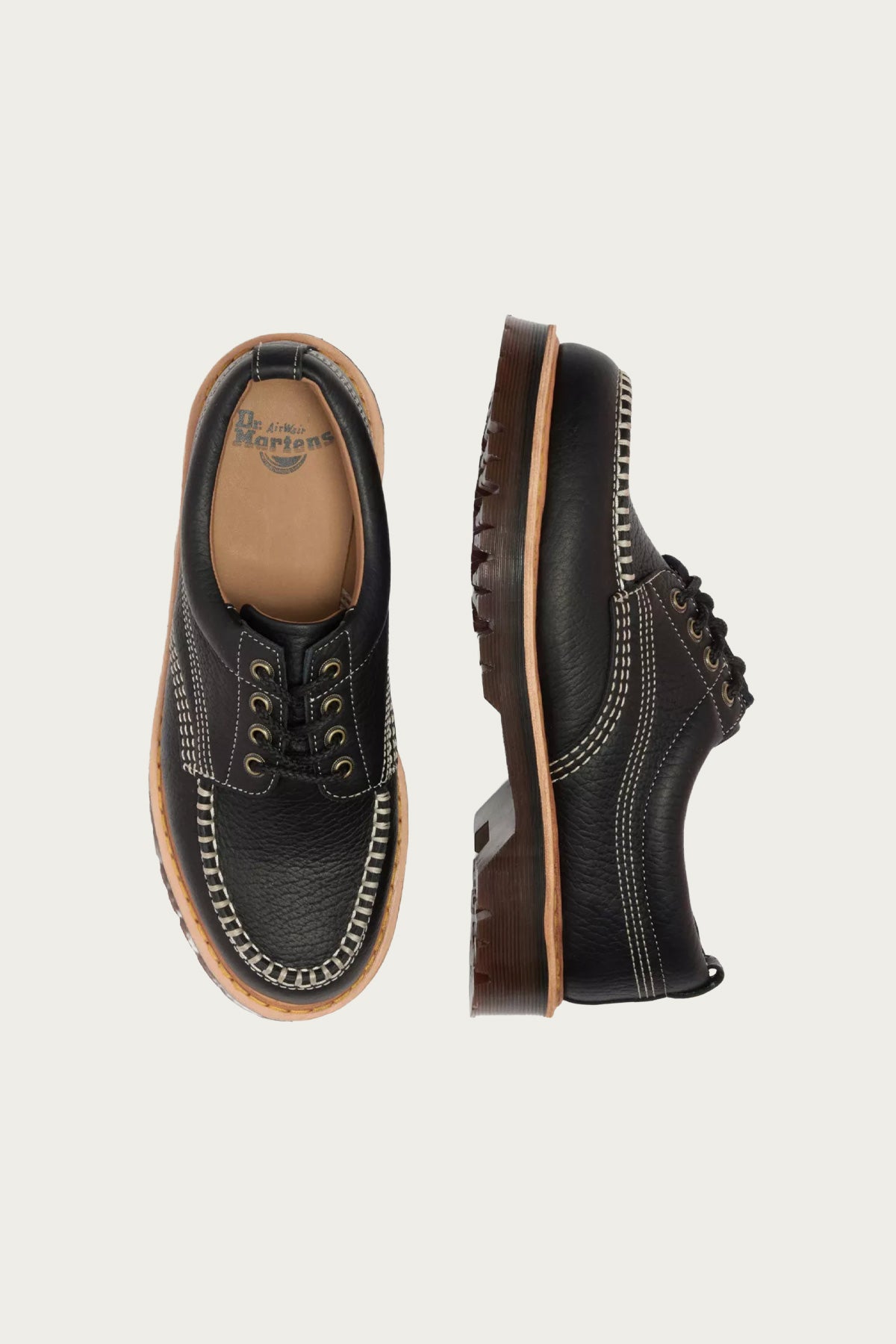 Dr. Martens - Lowell - Black Wild Grain - Canoe Club