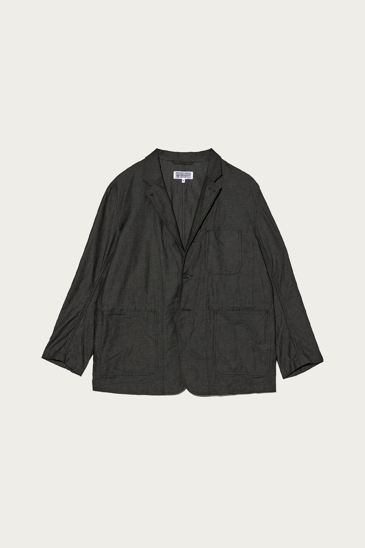 Engineered Garments Workaday - MED Blazer - Charcoal Cotton Heavy Oxford - Canoe Club