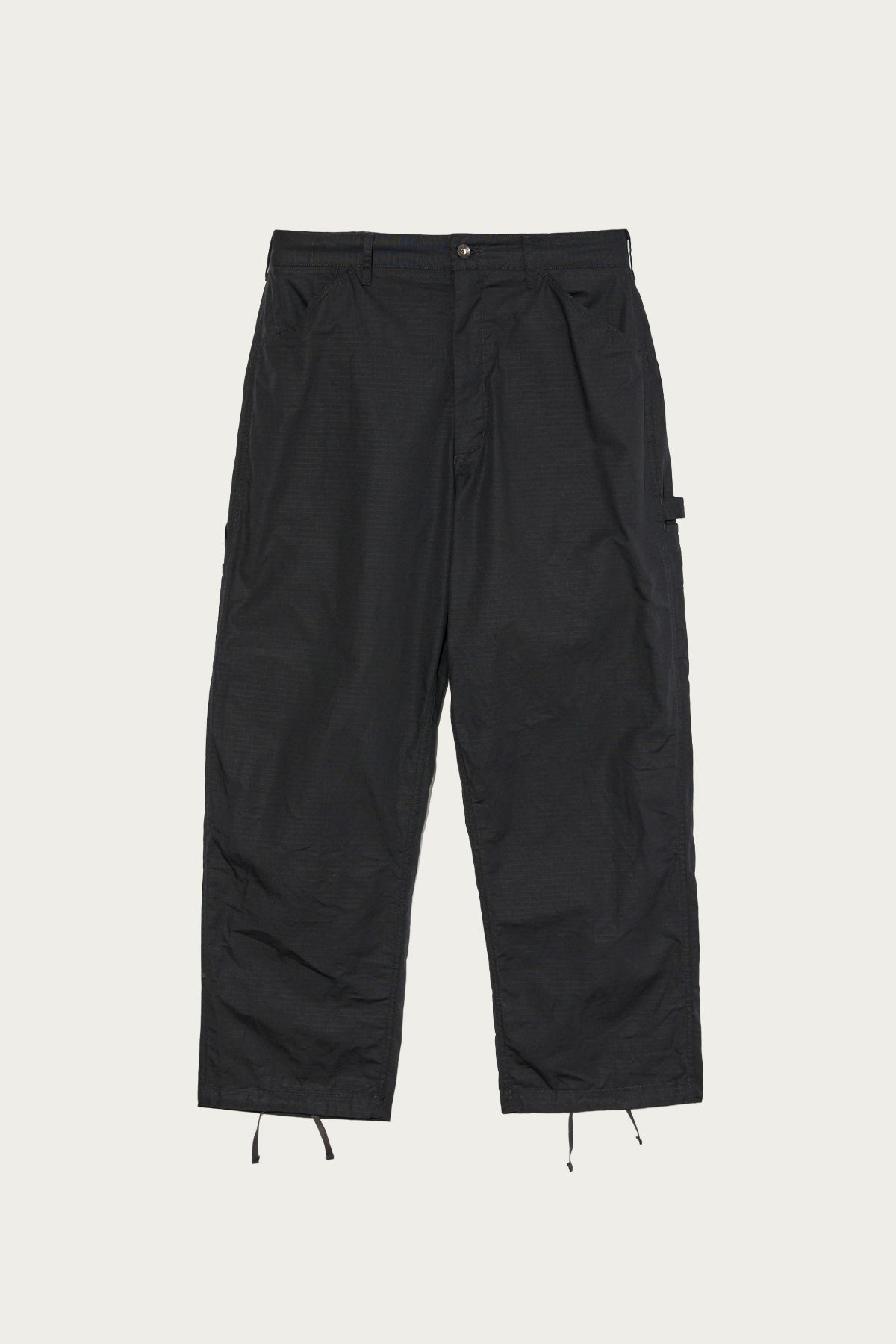 Engineered Garments Workaday - Painter Pant - Black Cotton Ripstop - Canoe Club