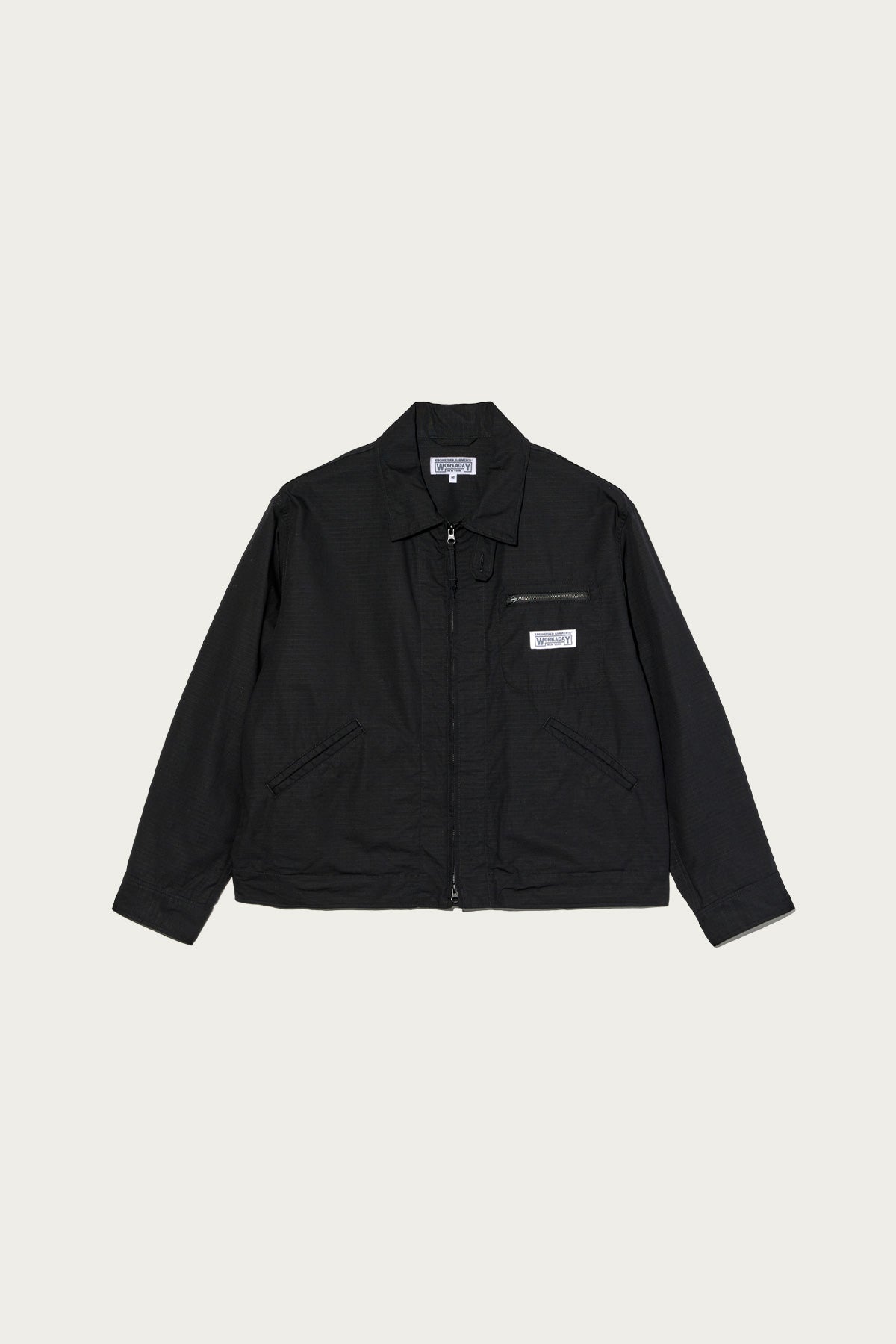 Engineered Garments Workaday - Short Jacket - Black Cotton Ripstop - Canoe Club