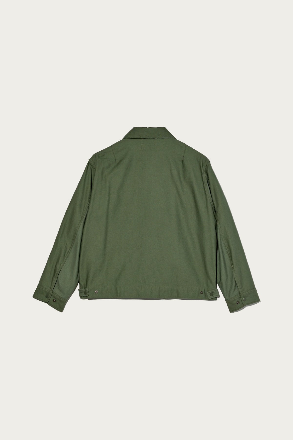 Engineered Garments Workaday - Short Jacket - Olive Cotton Reversed Sateen - Canoe Club