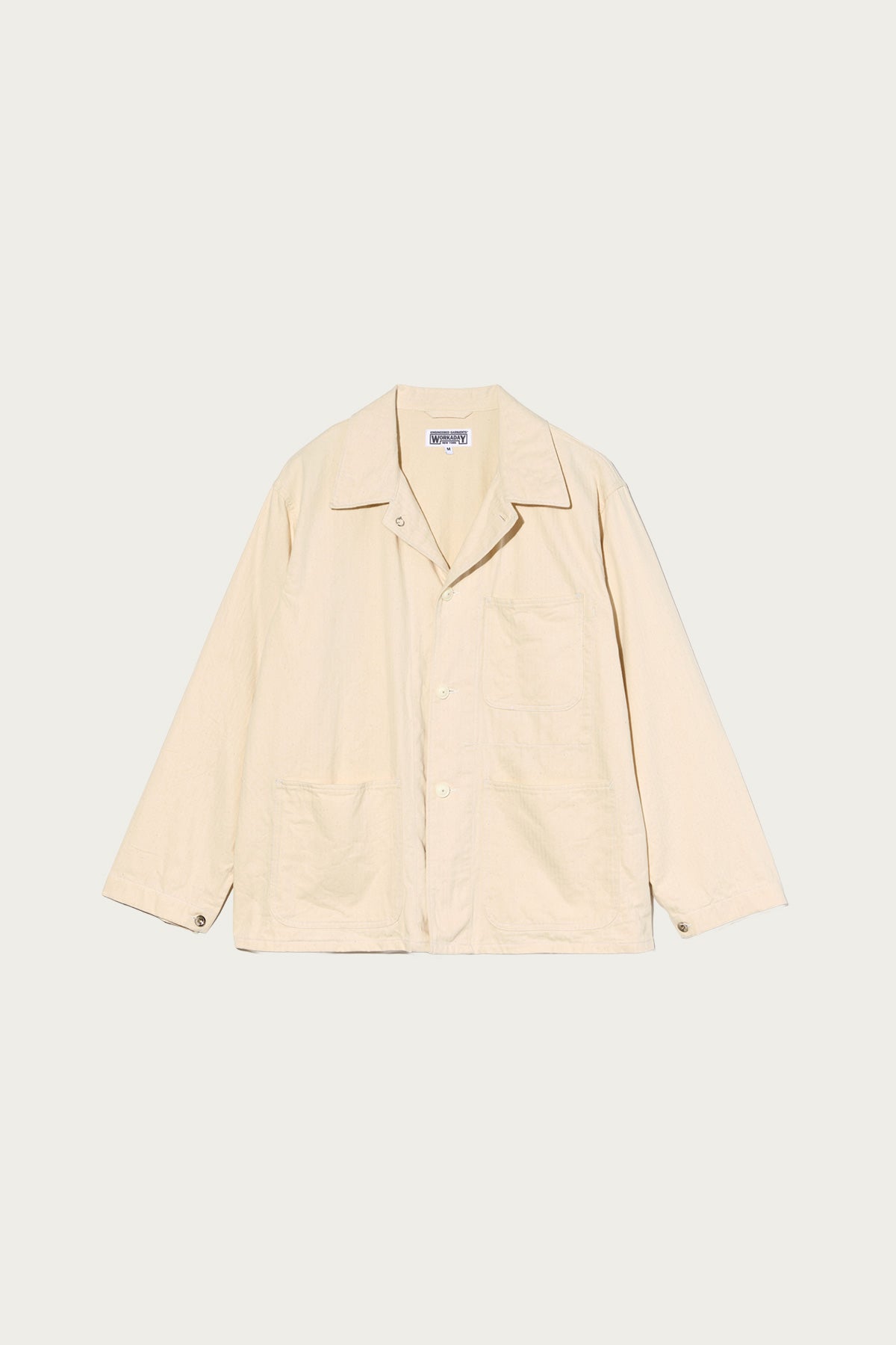 Engineered Garments Workaday - Utility Jacket - Natural 7oz Cotton HB Twill - Canoe Club