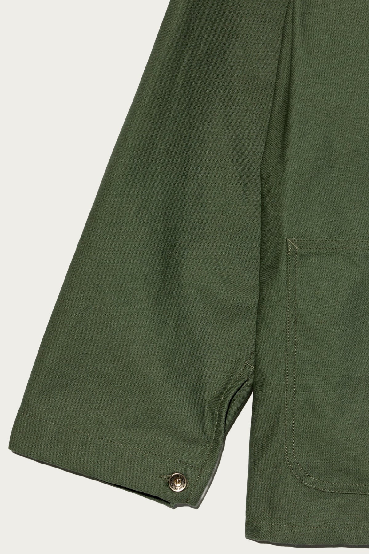 Engineered Garments Workaday - Utility Jacket - Olive Cotton Reversed Sateen - Canoe Club