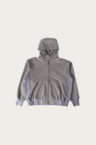Engineered Garments Workaday - Zip Hoodie - Solid Heather Grey Cotton French Terry - Canoe Club