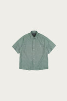 FrizmWORKS - Chambray Big Pocket Half Shirt - Green - Canoe Club