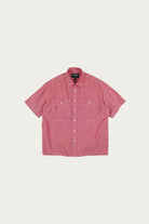 FrizmWORKS - Chambray Big Pocket Half Shirt - Red - Canoe Club