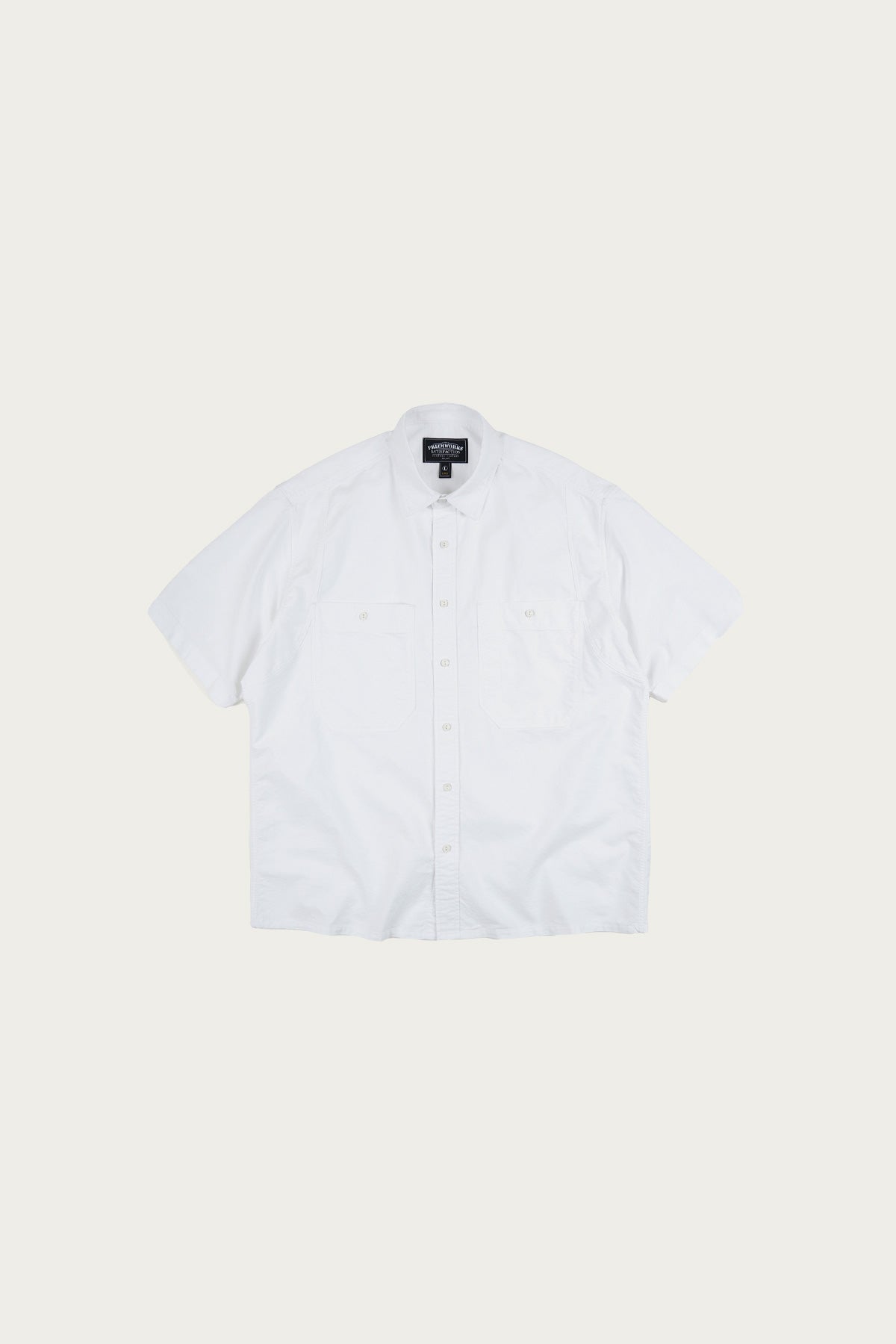 FrizmWORKS - Chambray Big Pocket Half Shirt - White - Canoe Club