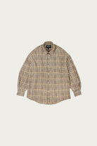 FrizmWORKS - Gathered Check Shirt - Beige - Canoe Club