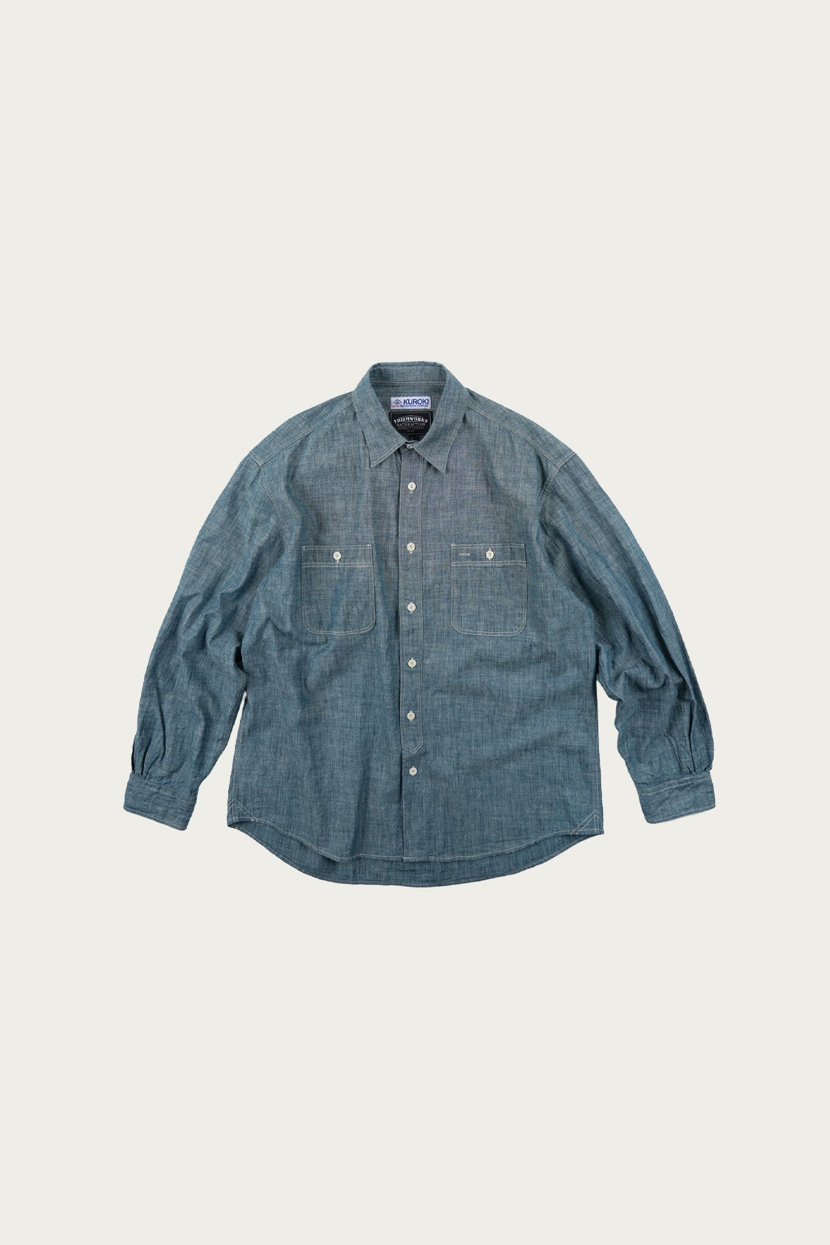 FrizmWORKS - Kuroki Chambray Work Shirt - Washed Blue - Canoe Club