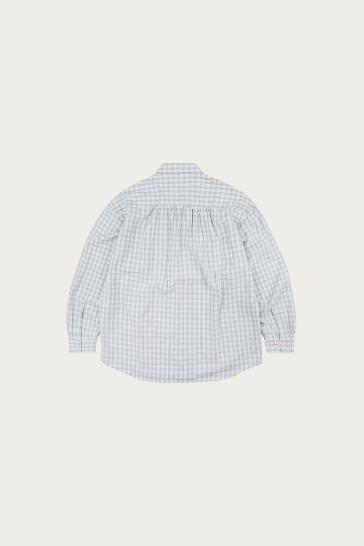 FrizmWORKS - Melange Check Work Shirt - Sky - Canoe Club