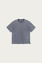 FrizmWORKS - Vintage Faded Stripe Half Tee - Indigo - Canoe Club