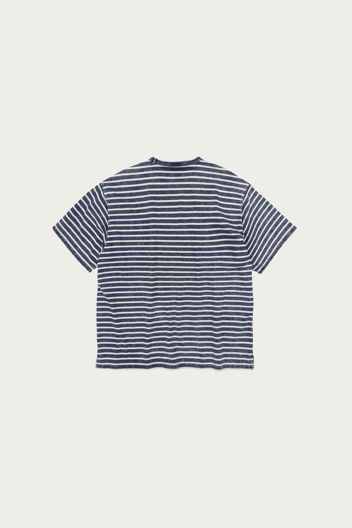FrizmWORKS - Vintage Faded Stripe Half Tee - Indigo - Canoe Club