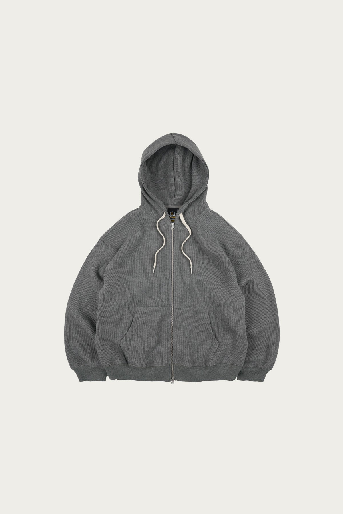 FrizmWORKS - Waffle Hood Zip Up Parka - Grey - Canoe Club