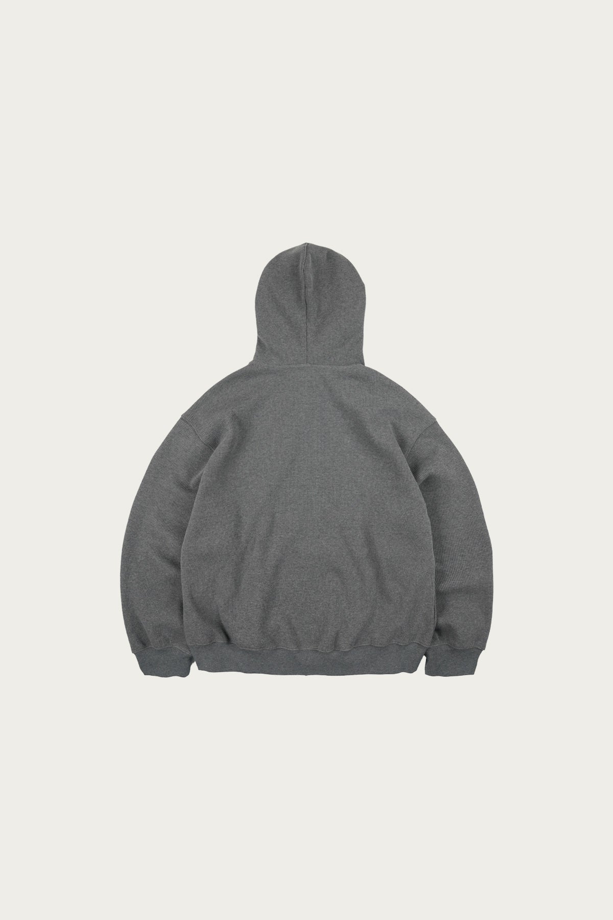 FrizmWORKS - Waffle Hood Zip Up Parka - Grey - Canoe Club