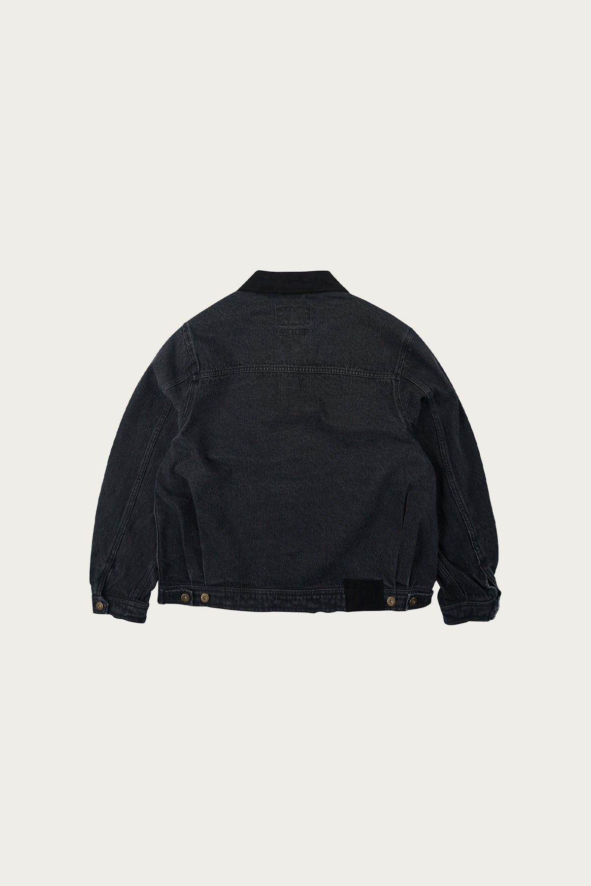FrizmWORKS - Washed Denim Trucker - Black - Canoe Club