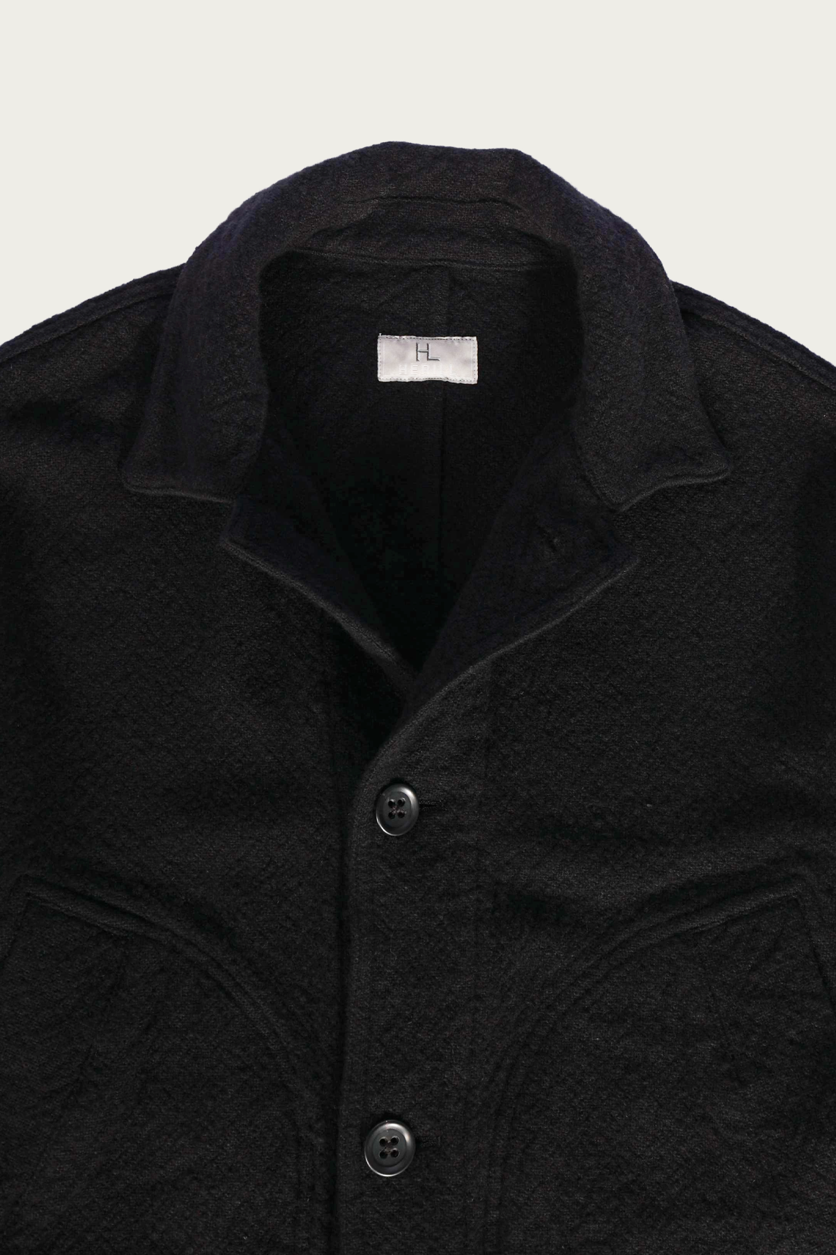 Herill - Rigidwool American Classic Fieldcoat - Black - Canoe Club