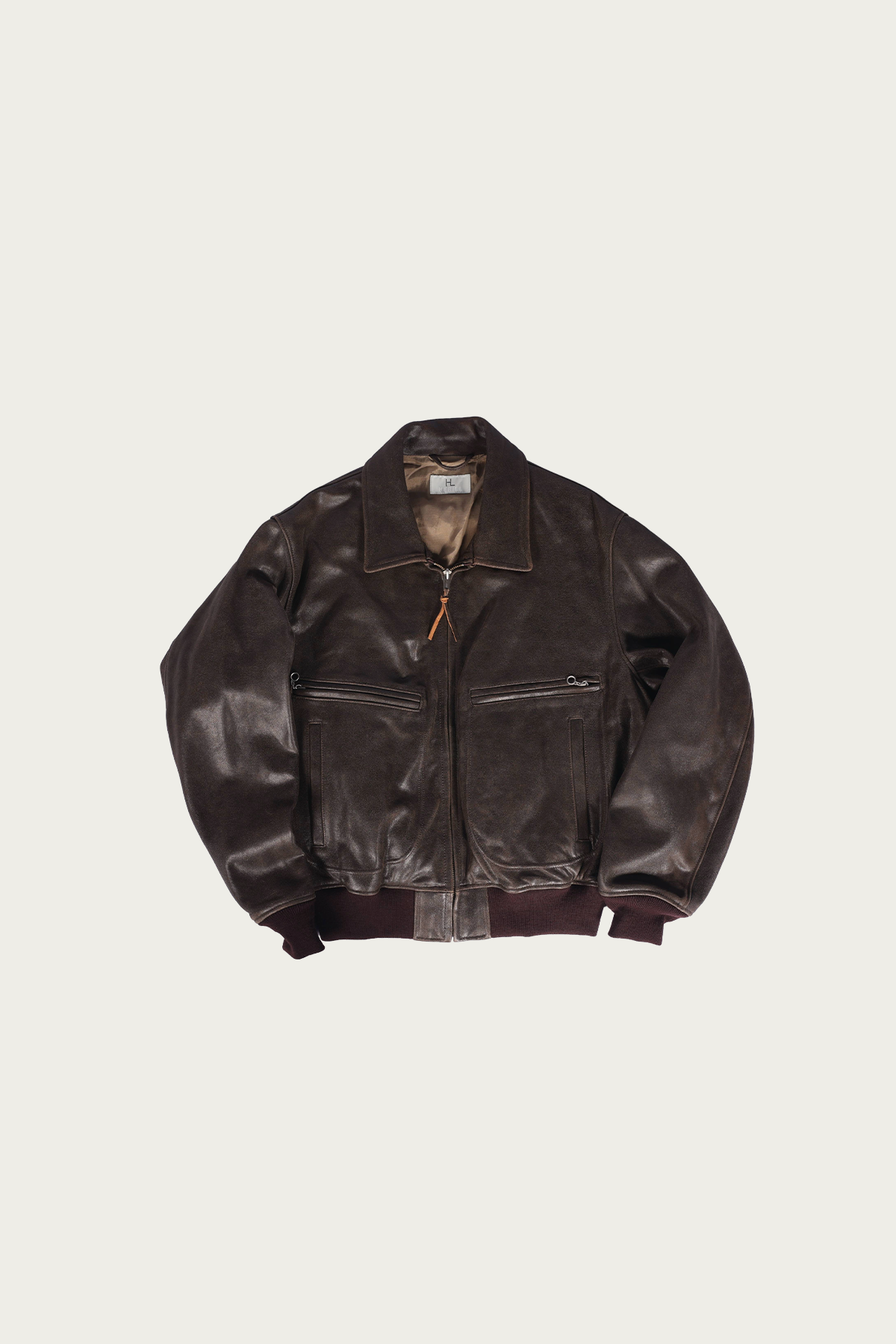 Herill - Sheepleather Sports Jacket - Brown - Canoe Club