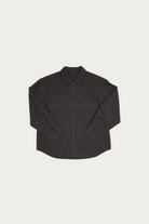 James Coward - Double Pocket Overshirt - Charcoal Cotton/Wool Twill - Canoe Club
