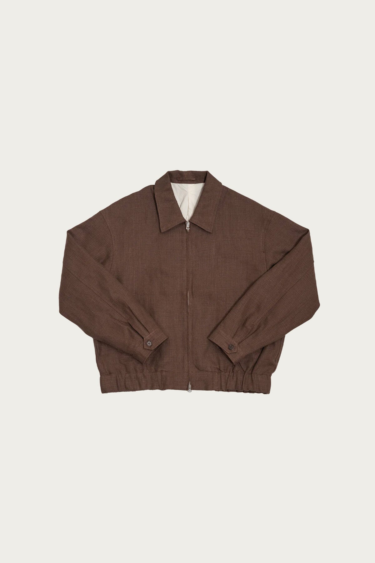 James Coward - Machine Jacket - Brown Belgian Linen - Canoe Club