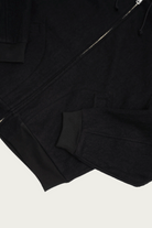 James Coward - Parka - Black Piece Dyed Wool Twill - Canoe Club