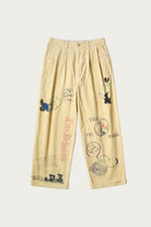 Kapital - 14W Corduroy IVY Pants (Memorial Paint Model) - Light Yellow - Canoe Club